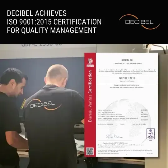 DECIBEL erhält ISO 9001:2015-Zertifizierung für Qualitätsmanagement