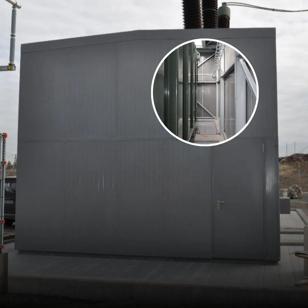 Decibel-Schallschutzgehäuse für 400-kV-Station in Tenhult
